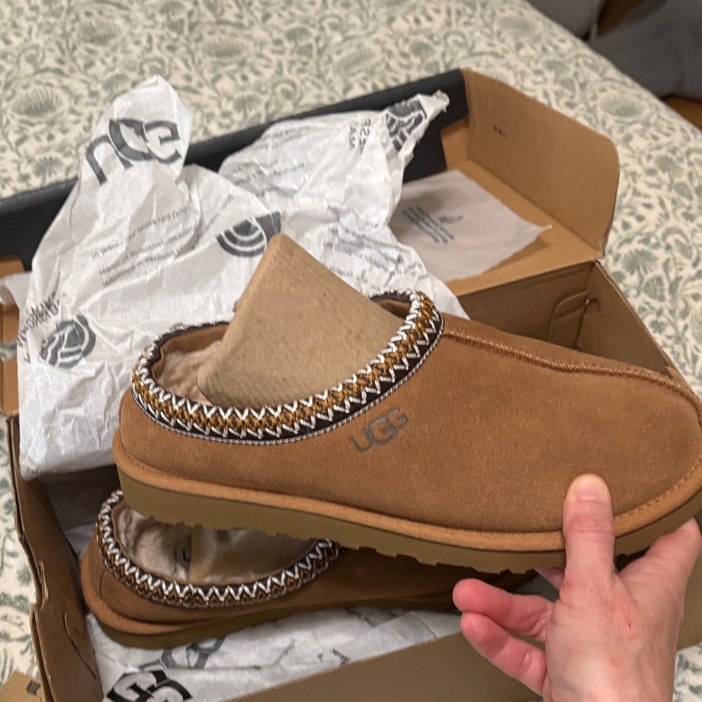 UGG Men's Brown Slip-On Loafers